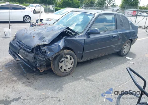 2005 Hyundai Accent Gls/Gt из США, поврежденный, VIN KMHCG35C35U366124